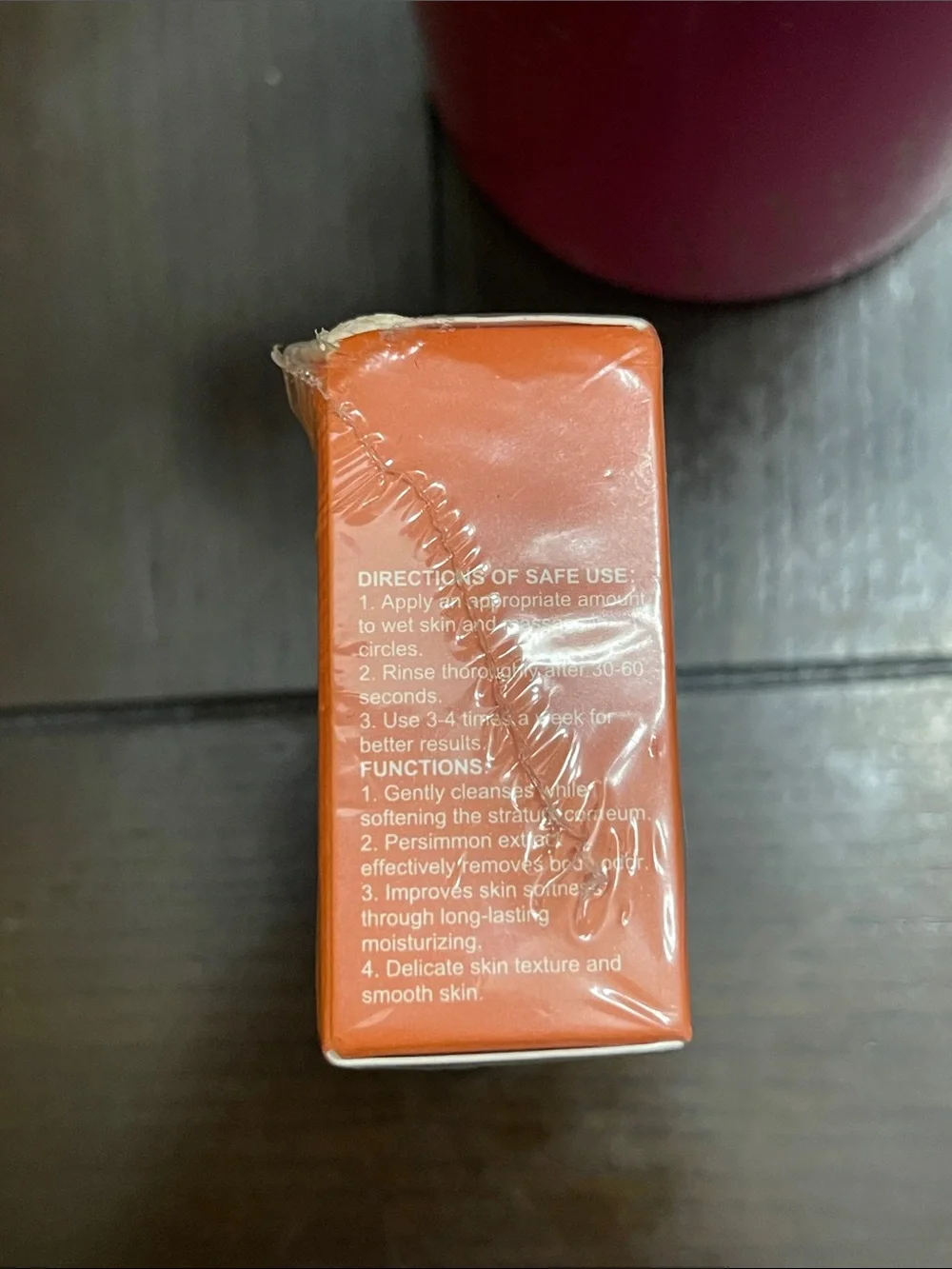 Persimmon Soap Bar - Deodorant Body Soap
